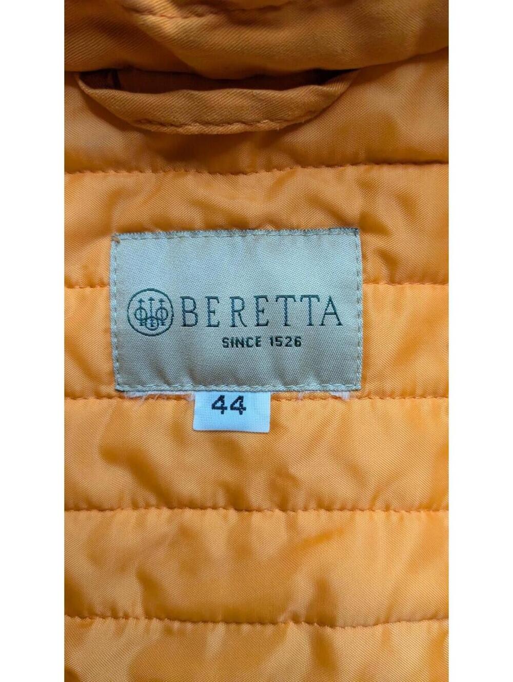 Beretta Jacket Womens 44 Orange Quilted Thermore Insulated Pockets Outdoor Sport - Picture 9 of 10